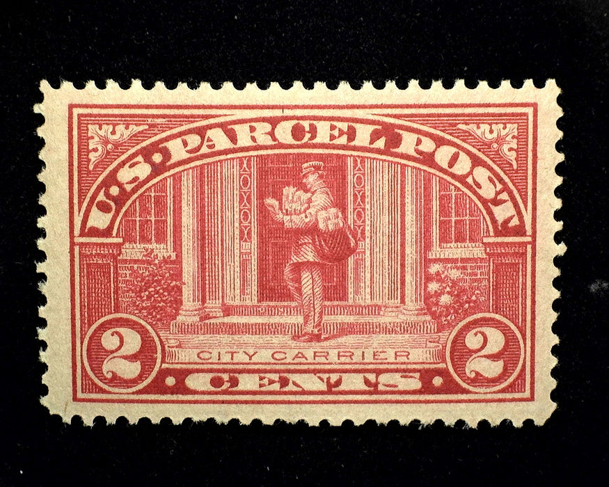 #Q2 2 cent Parcel Post XF LH Mint Choice large margin stamp US Stamp