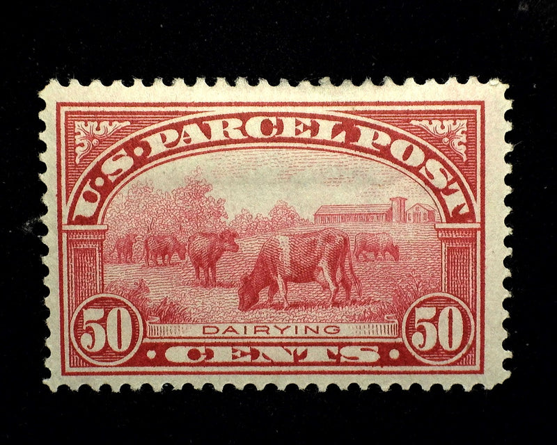 #Q10 50c Parcel Post Vf/Xf LH Mint - US Stamp