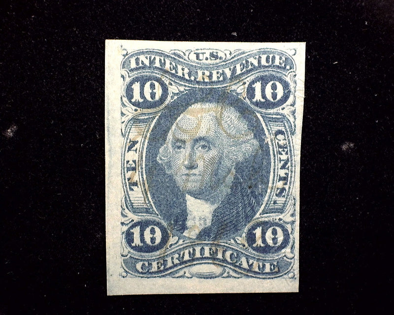 #R33a 10c Certificate VF Used - US Stamp