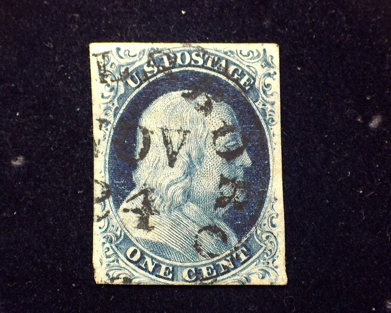#9 1c Fresh stamp with great color. VF Used - US Stamp
