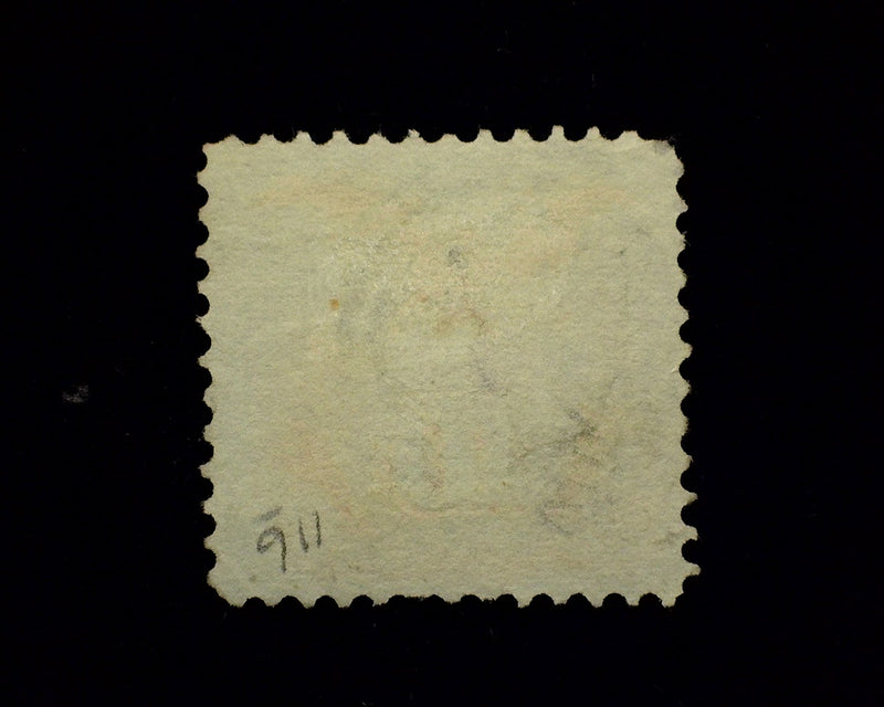 #116 Faint corner perf crease. Circle Cancel. Vf/Xf Used - US Stamp