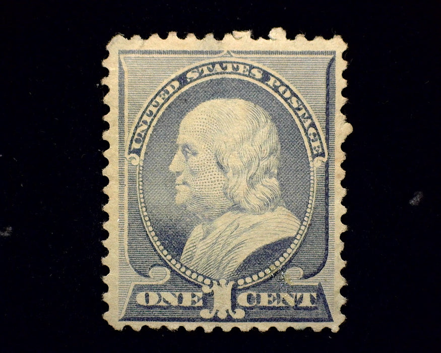 #212 Mint Tiny thin. F/VF LH US Stamp