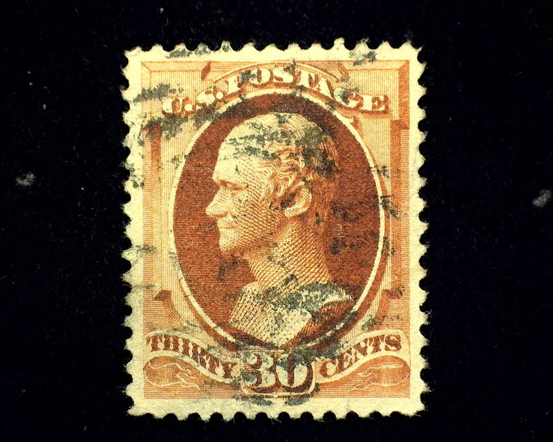 #217 Outstanding appearing stamp with minute sealed perf tear. XF/Sup Used - US Stamp
