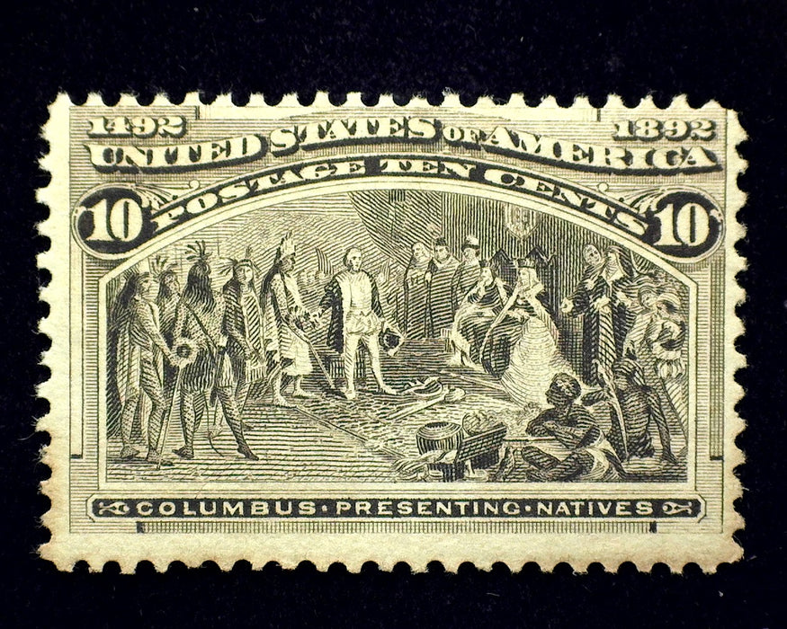 #237 Mint 10 Cent Columbian F H US Stamp