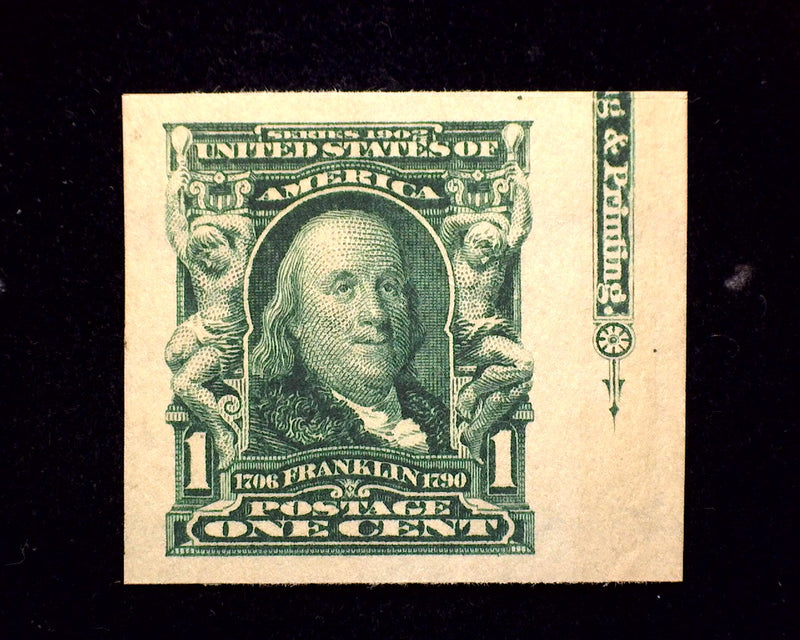#314 Impt margin gem! Mint Sup NH - US Stamp