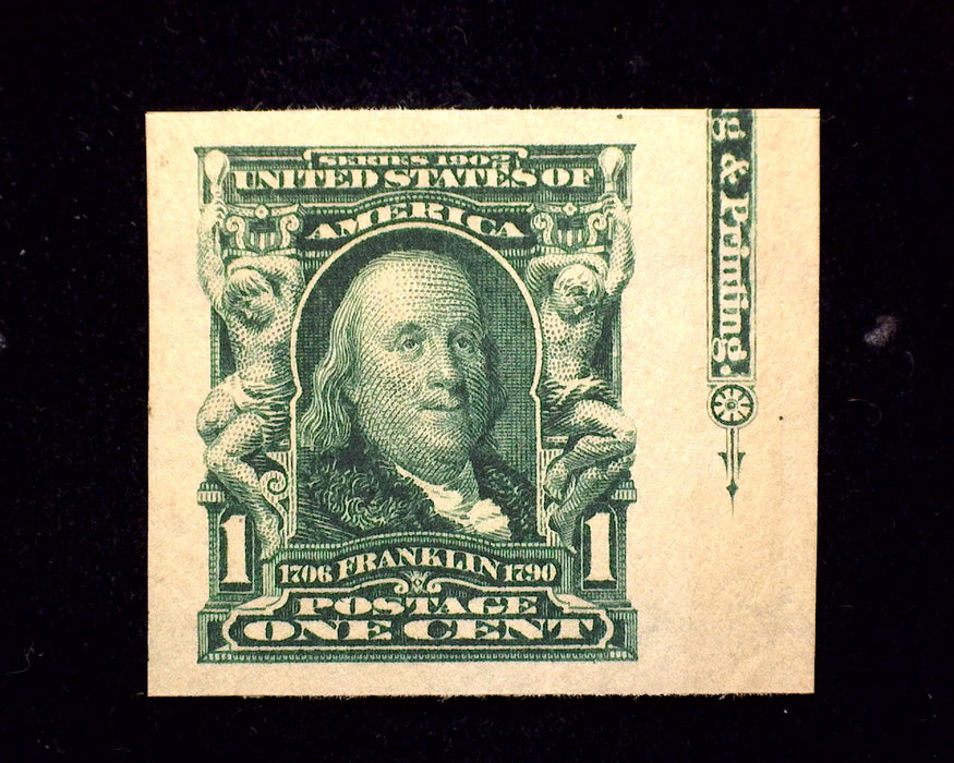 #314 Impt margin Gem! Mint Sup NH US Stamp