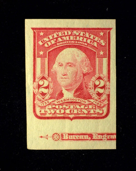 #320 Outstanding impt margin stamp. Mint Sup NH - US Stamp