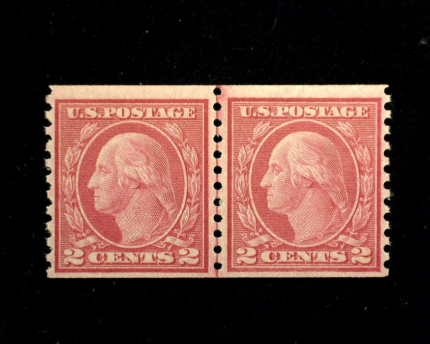 #492 Fresh joint line pair. Mint VF NH US Stamp