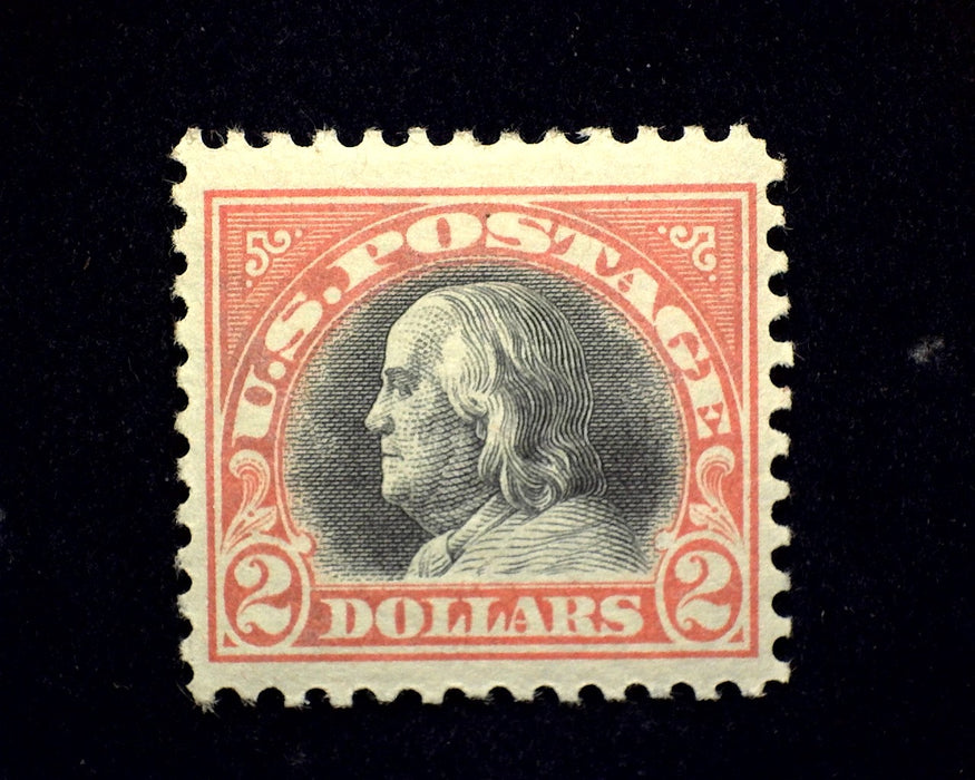 #523 Mint 2 Dollar Franklin F/VF LH US Stamp