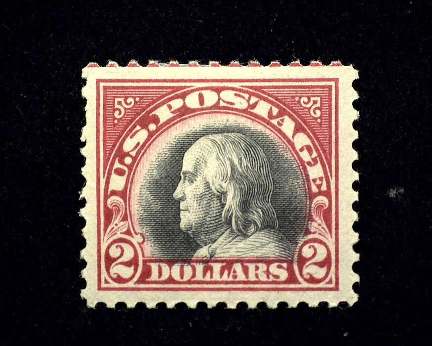 #547 Mint 2 Dollar Franklin Vf/Xf LH US Stamp