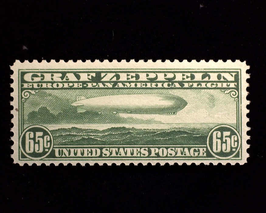 #C13 Mint 65 Cent Graf Zeppelin Fresh. VF NH US Stamp