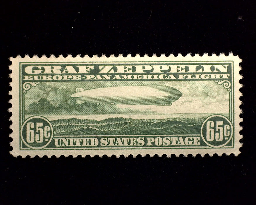 #C13 65c Graf Zeppelin A Beauty! Mint XF LH - US Stamp