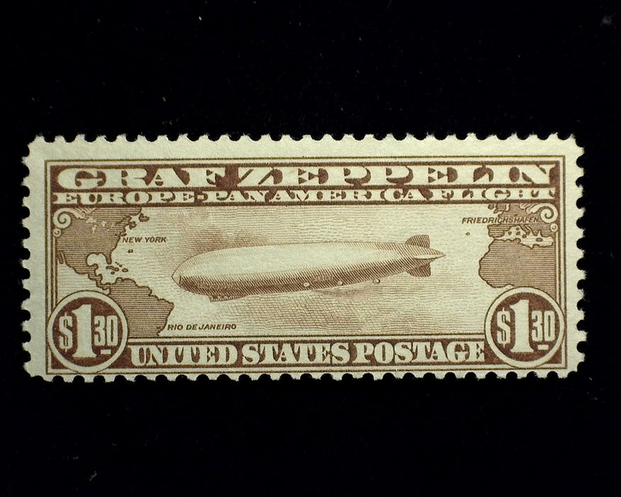 #C14 Mint 1.30 Graf Zeppelin Very fresh. F NH US Stamp