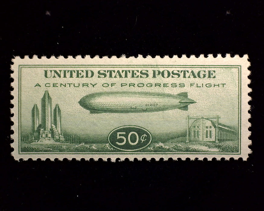 #C18 50c Graf Zeppelin Mint Vf/Xf NH - US Stamp