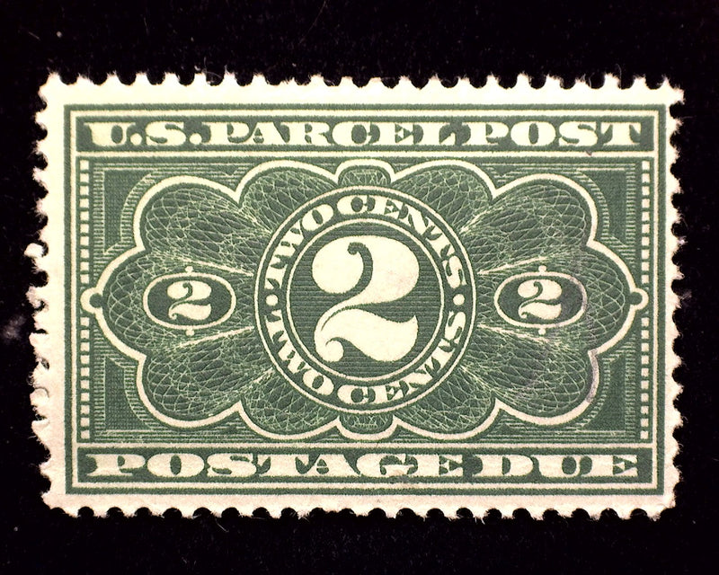 #JQ2 2c Parcel Post Postage Due Mint F LH - US Stamp