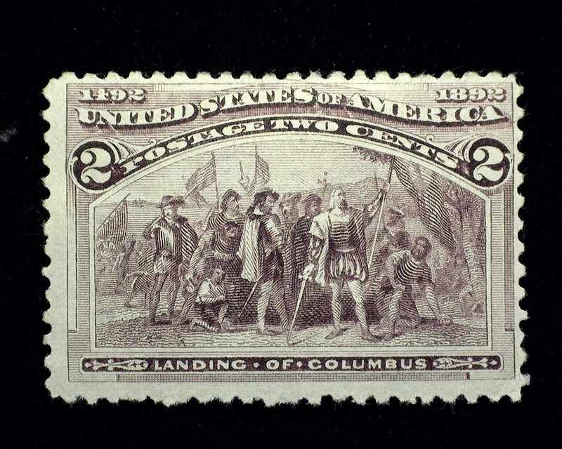 #231c Mint Broken Hat variety. F LH US Stamp