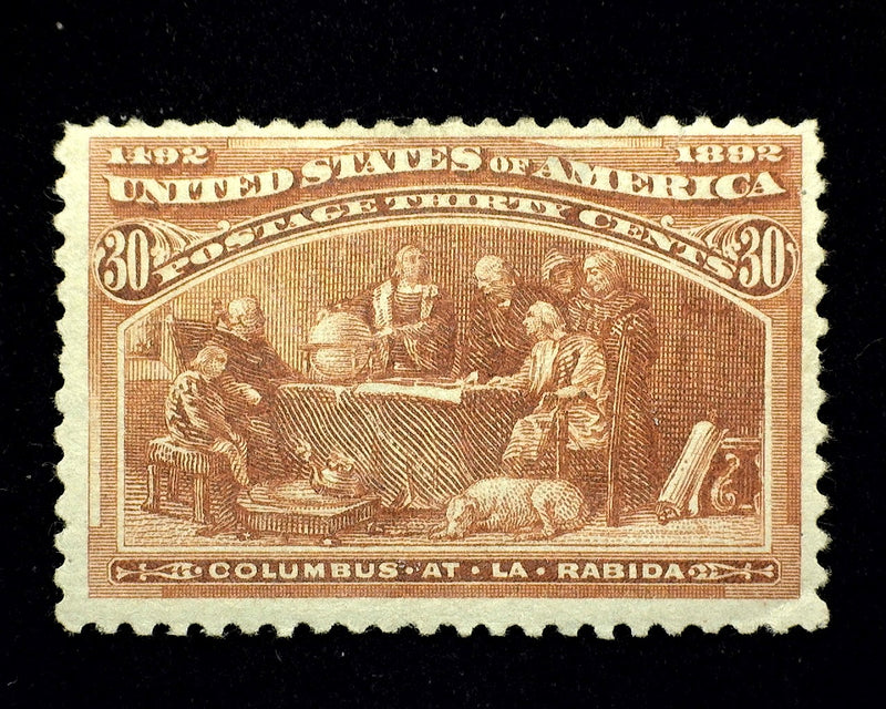 #239 30c Columbian Rich color. Mint VF H - US Stamp