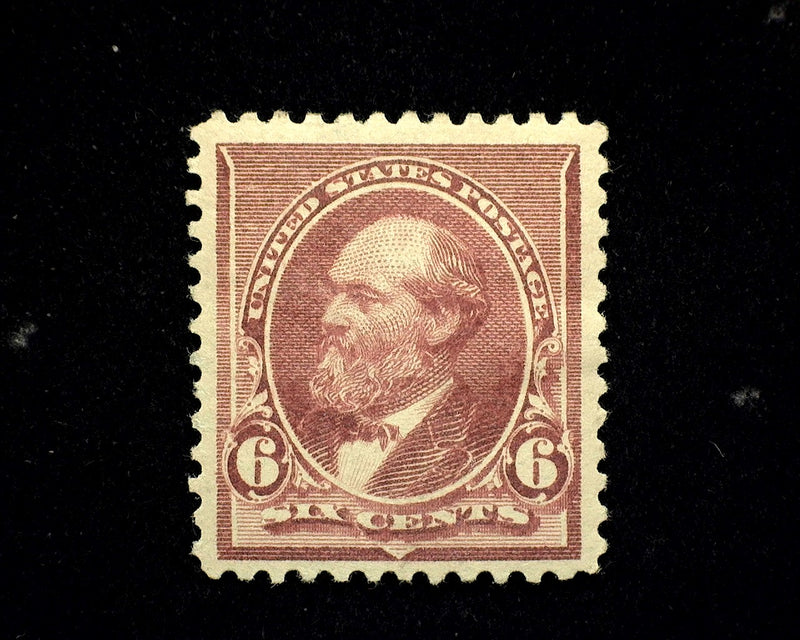 #256 Minute perf thin. Mint Vf/Xf LH - US Stamp