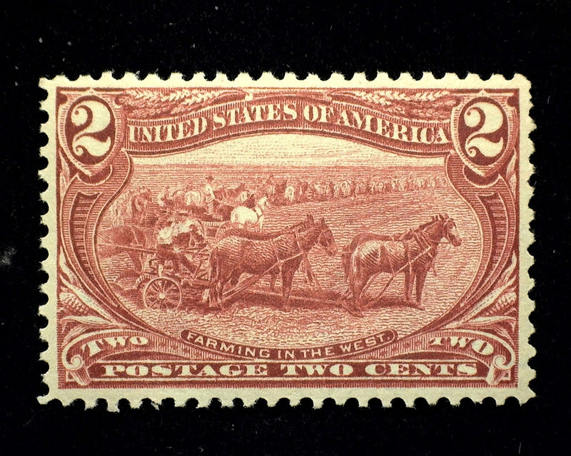 #286 2c Trans Mississippi Mint XF NH - US Stamp