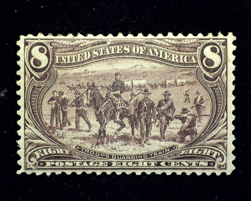 #289 8c Trans Mississippi Mint Vf/Xf LH - US Stamp