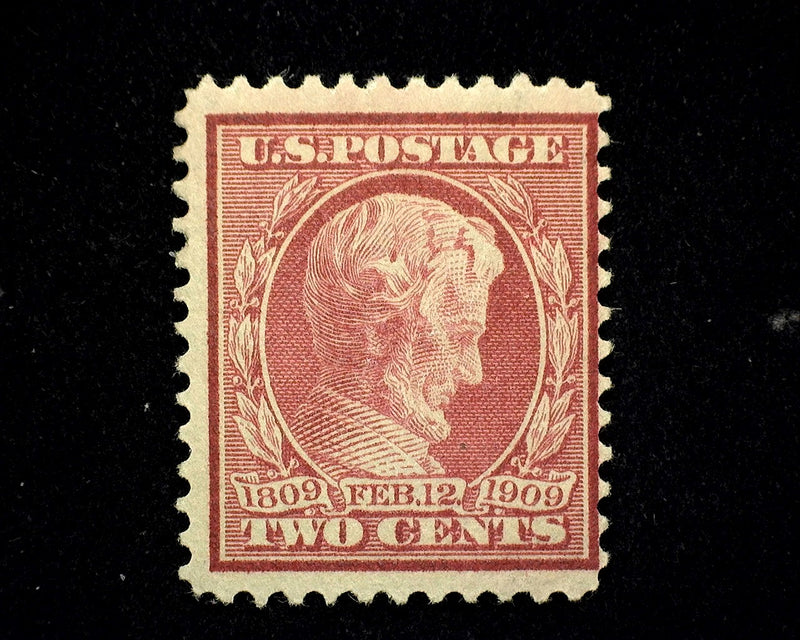 #369 2c Lincoln Bluish paper. Mint F H - US Stamp