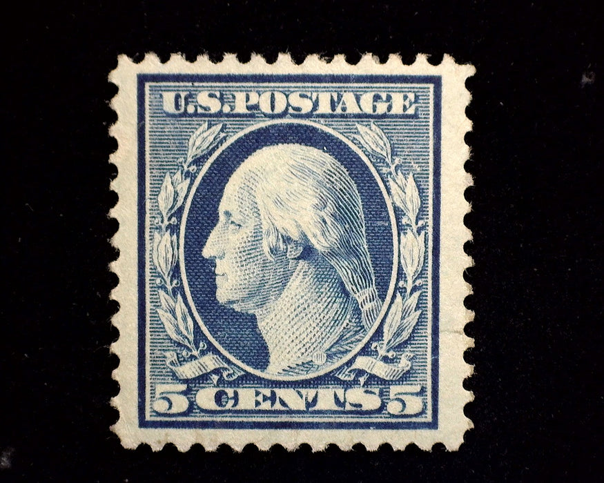 #378 5c Washington Regummed appears NH Mint XF US Stamp