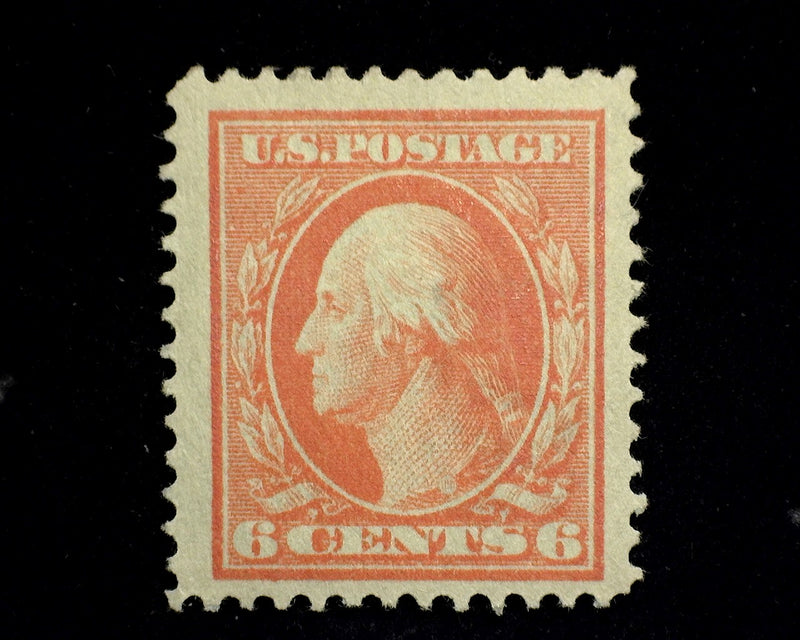 #379 6c Washington Choice large margin stamp. Mint Vf/Xf LH - US Stamp