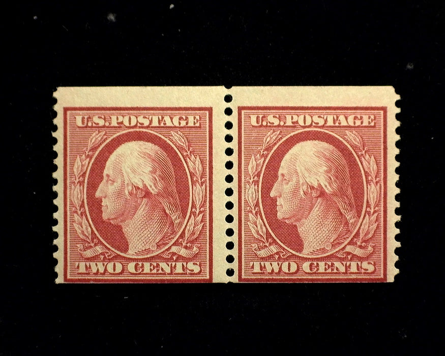 #353 Mint Fresh horizontal pair. F LH US Stamp