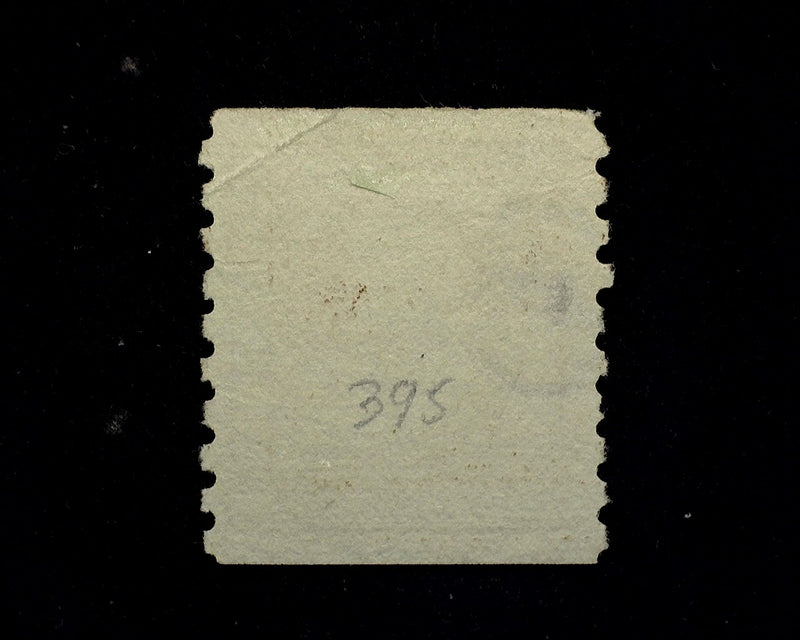 #395 Used Corner crease. VF/XF US Stamp