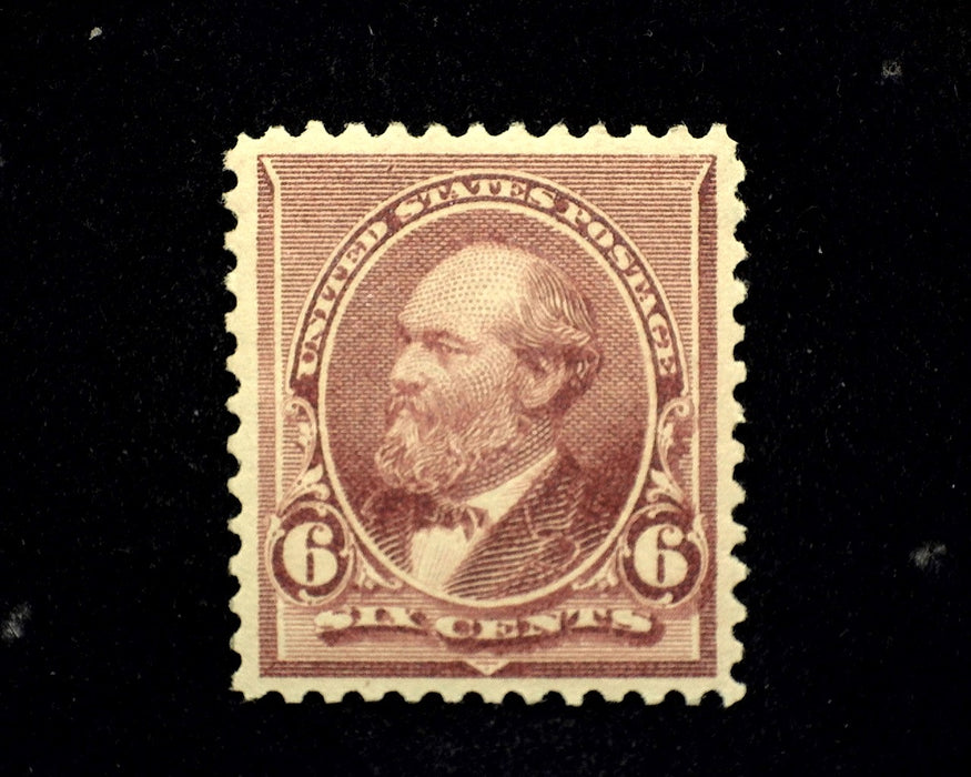 #224 Choice with balanced margins. Mint XF/Sup LH US Stamp