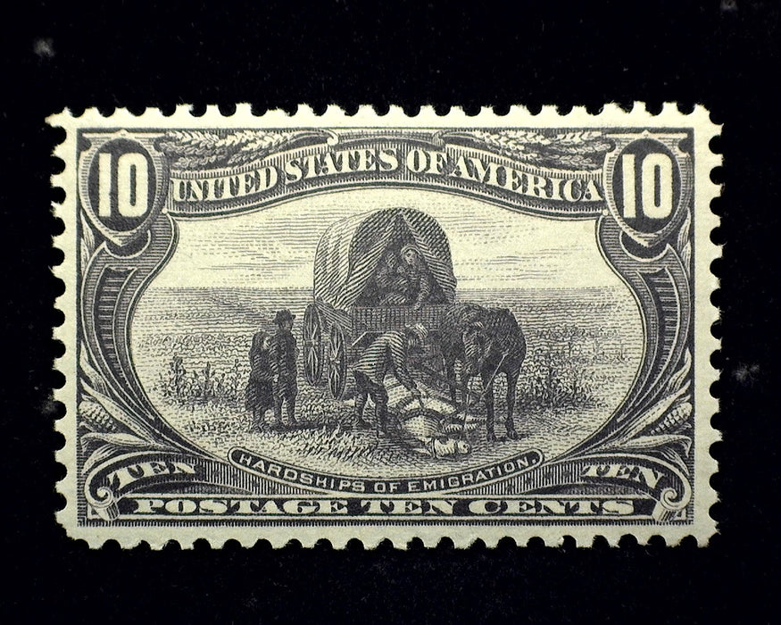 #290 10 cent Trans Mississippi A Gem! Mint XF VLH US Stamp