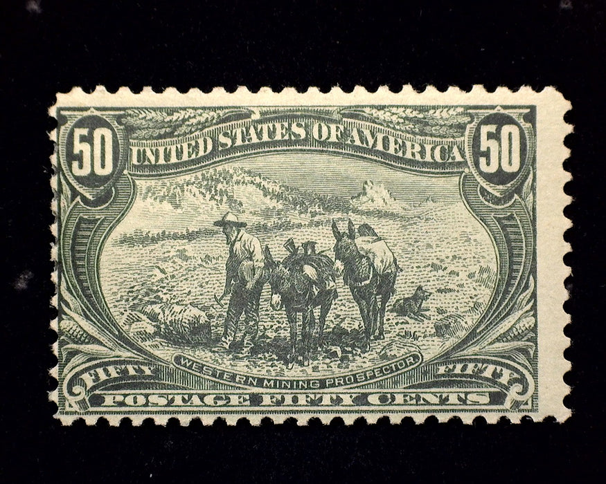 #291 50 cent Trans Mississippi Mint F H US Stamp