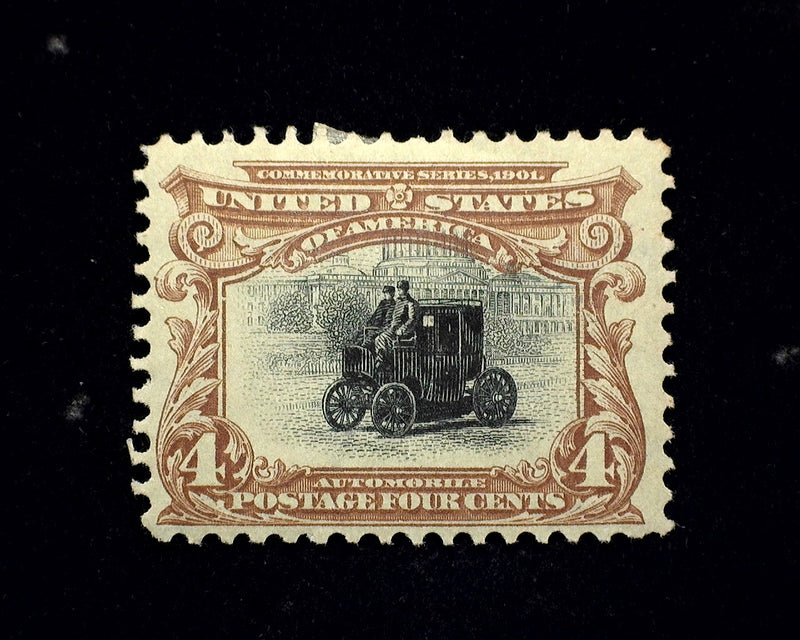 #296 4c Trans Mississippi Mint F/VF H - US Stamp
