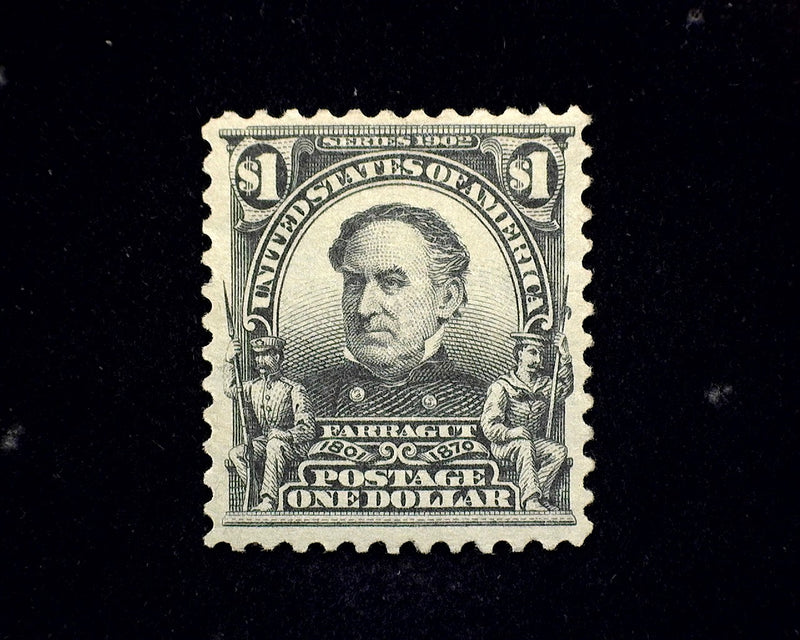 #311 Well centered stamp with intense color. Mint VF LH - US Stamp