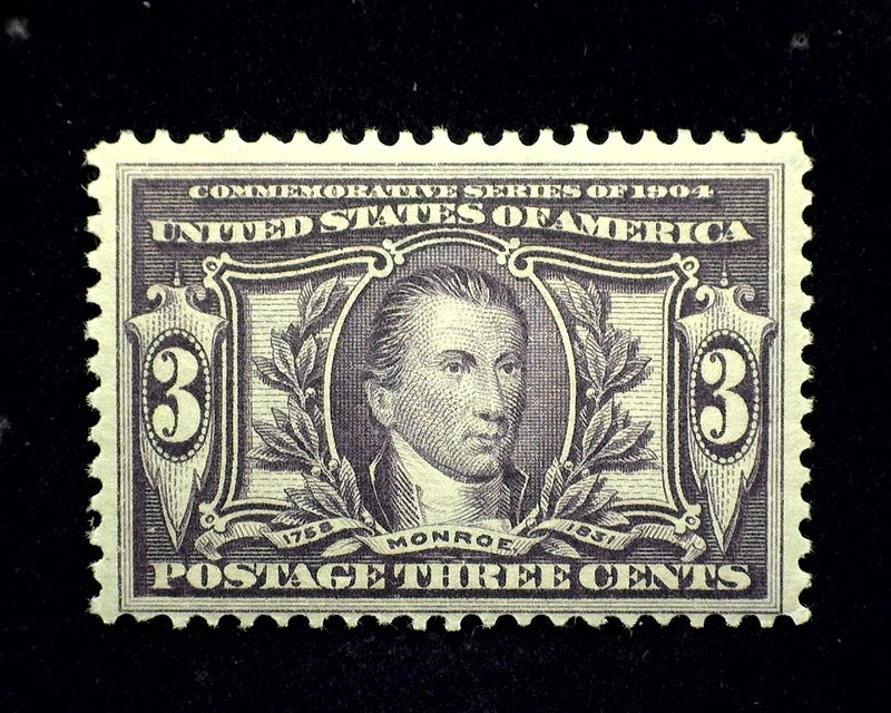 #325 Mint 3 Cent Louisiana Purchase F NH US Stamp