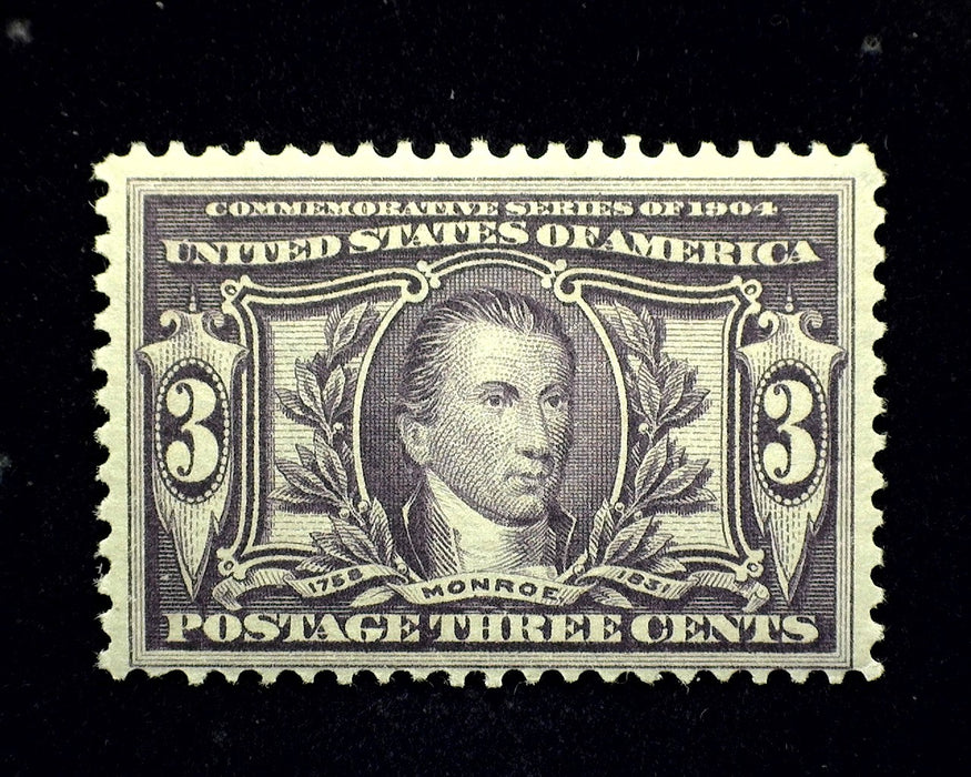 #325 Mint 3 Cent Louisiana Purchase F NH US Stamp