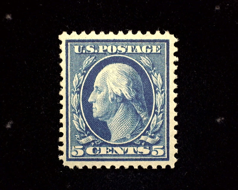 #335 5c Washington Fresh and choice. Mint VF/XF LH - US Stamp