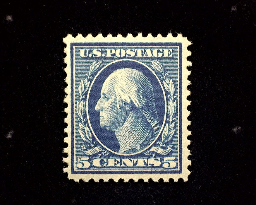 #335 5c Washington Fresh and choice. Mint VF/XF LH US Stamp