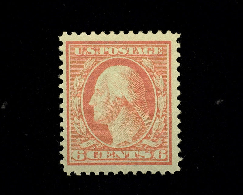 #336 6c Washington Brilliant color. Mint VF/XF LH - US Stamp