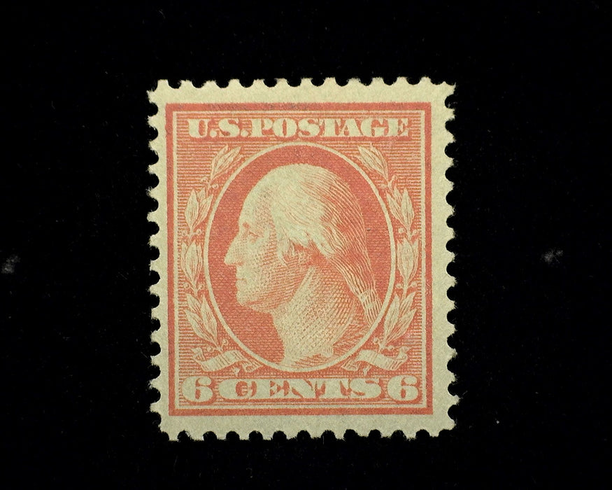 #336 6c Washington Brilliant color. Mint VF/XF LH US Stamp