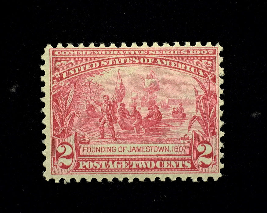 #329 2 cent Jamestown Mint F NH US Stamp