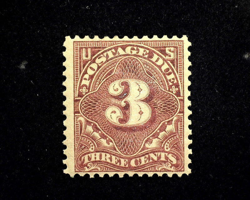 #J40 3c Postage Due Mint F/Vf H - US Stamp