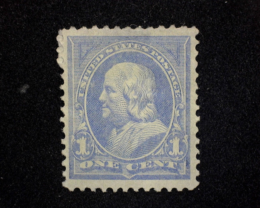 #246 1 Cent Franklin Mint VF/XF No gum US Stamp