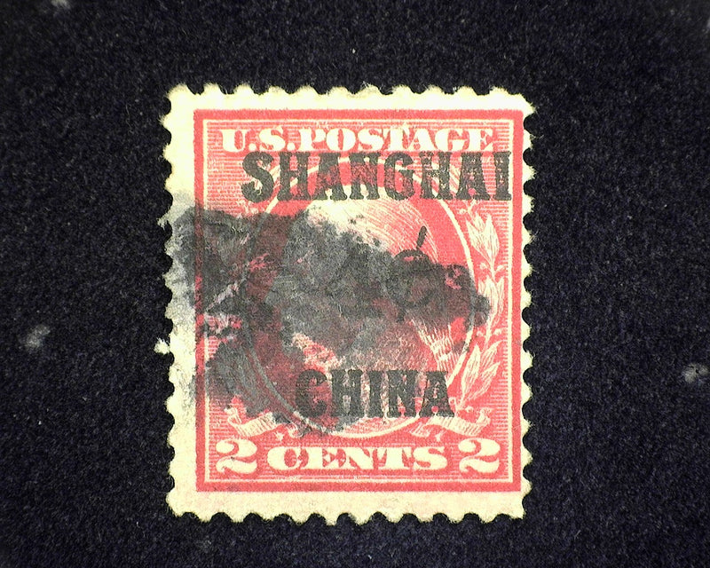 #K2 4c Shanghai Overprint. Offices Abroad Used F - US Stamp