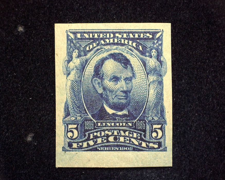 #315 Mint XF/Sup NH Outstanding bottom margin stamp. Rich color. A Gem! US Stamp