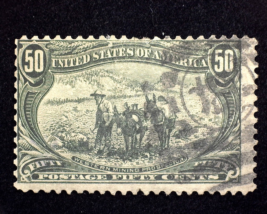 #291 Used F Thins. US Stamp