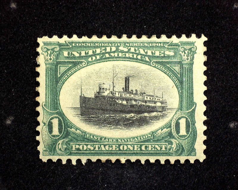 #294 1c Pan American Part original gum. Mint VF - US Stamp