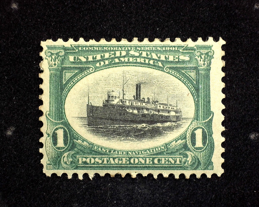 #294 1 cent Pan American Part original gum. Mint VF US Stamp