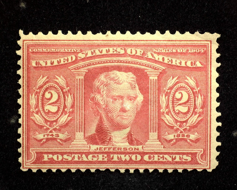 #324 2c Louisiana Purchase Mint F H - US Stamp