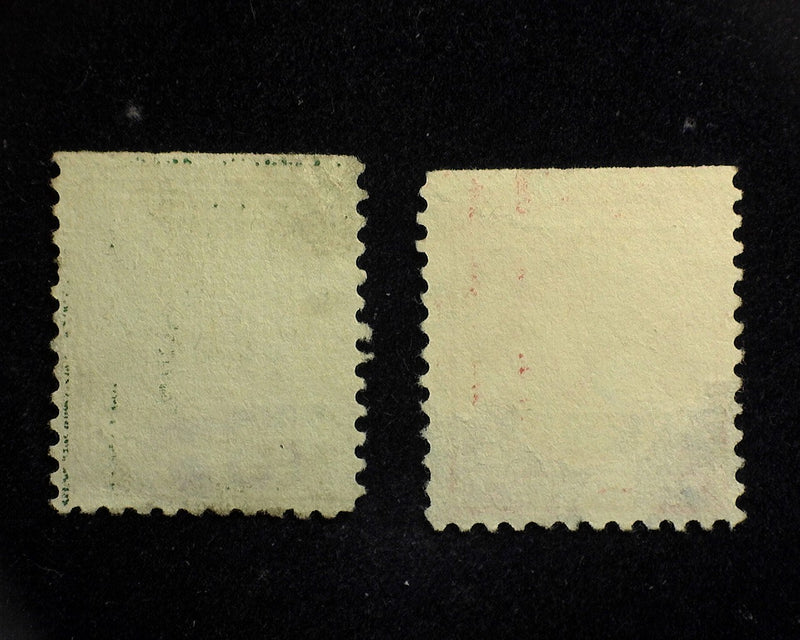 #K1,2 Offices Abroad Used F Each with straight edge. - US Stamp